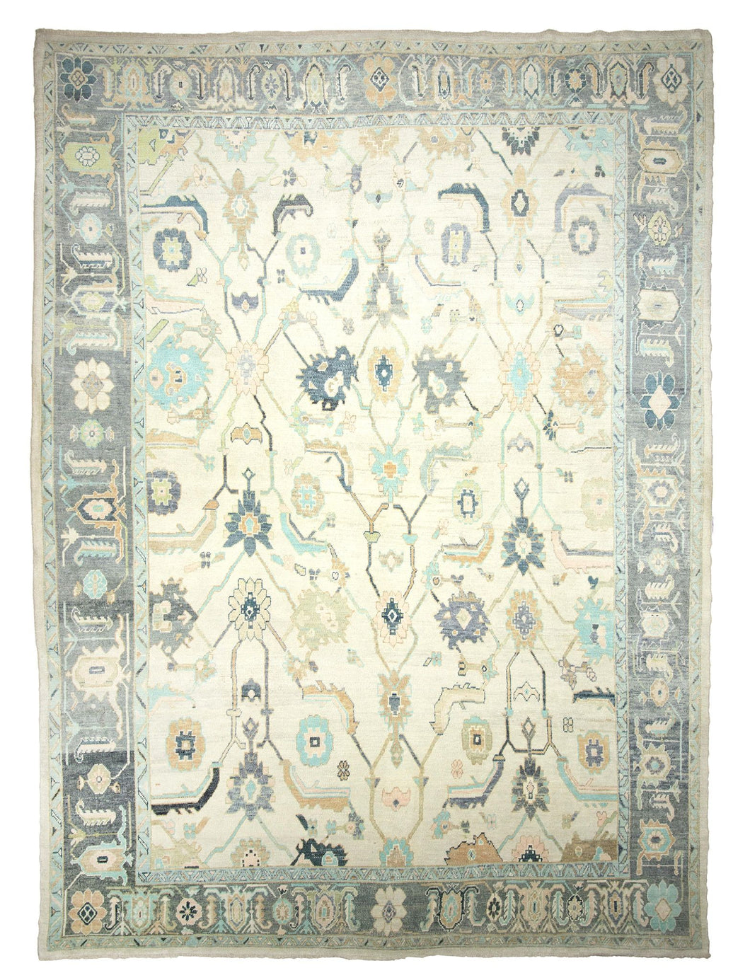 13x17 Modern Oushak Ara Rug