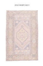 3x5 Old & Vintage Tukish Area Rug