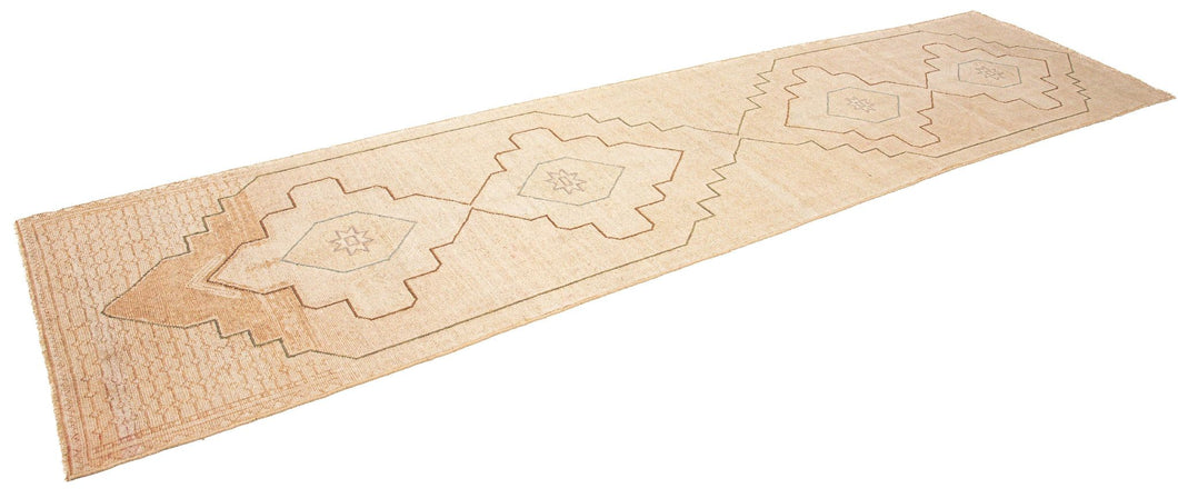 3x12 Old & Vintage Turkish Area Runner Rug