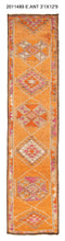 3x13 Old & Vintage Turkish Area Runner Rug