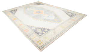 10x13 Modern Oushak Area Rug