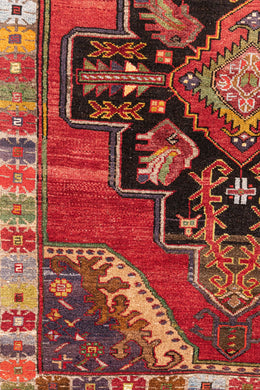 4x9 Old & Vintage Turkish Area Rug