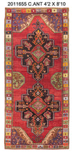 4x9 Old & Vintage Turkish Area Rug
