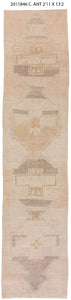 3x13 Old & Vintage Turkish Area Rug