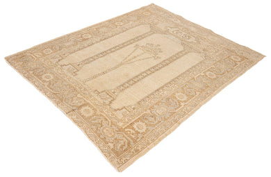 4x5 Old & Vintage Turkish Area Rug