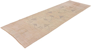 3x10 Old & Vintage Turkish Area Runner Rug