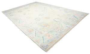 10x14 Moder Oushak Area Rug