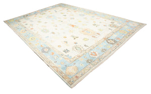 10x14 Moder Oushak Area Rug