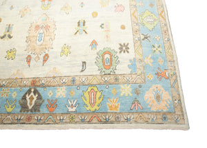 10x14 Moder Oushak Area Rug