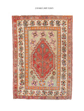 3x4 Old & Vintage Turkish Area Rug