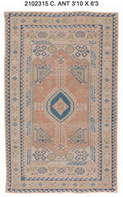 4x6 Old & Vintage Turkish Area Rug