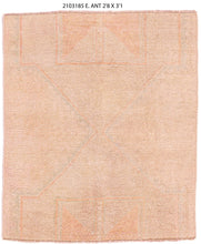 3x3 Old & Vintage Turkish Area Rug