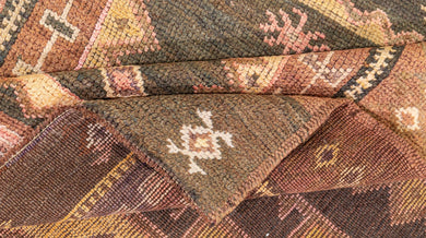 4x11 Old & Vintage Turkish Area Runner Rug