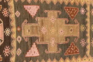 4x11 Old & Vintage Turkish Area Runner Rug