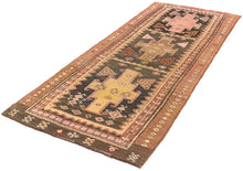 4x11 Old & Vintage Turkish Area Runner Rug