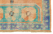 2x4 Old & Vintage Turkish Area Rug