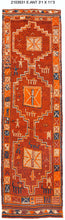 3x11 Old & Vintage Turkish Area Runner Rug