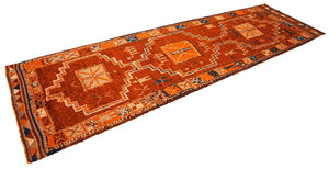 3x11 Old & Vintage Turkish Area Runner Rug