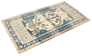 2x4 Old & Vintage Turkish Area Rug