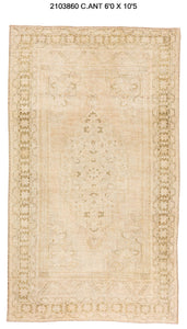 6x10 Old & Vintage Turkish Area Rug
