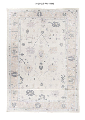 10x14 Modern Oushak Area Rug