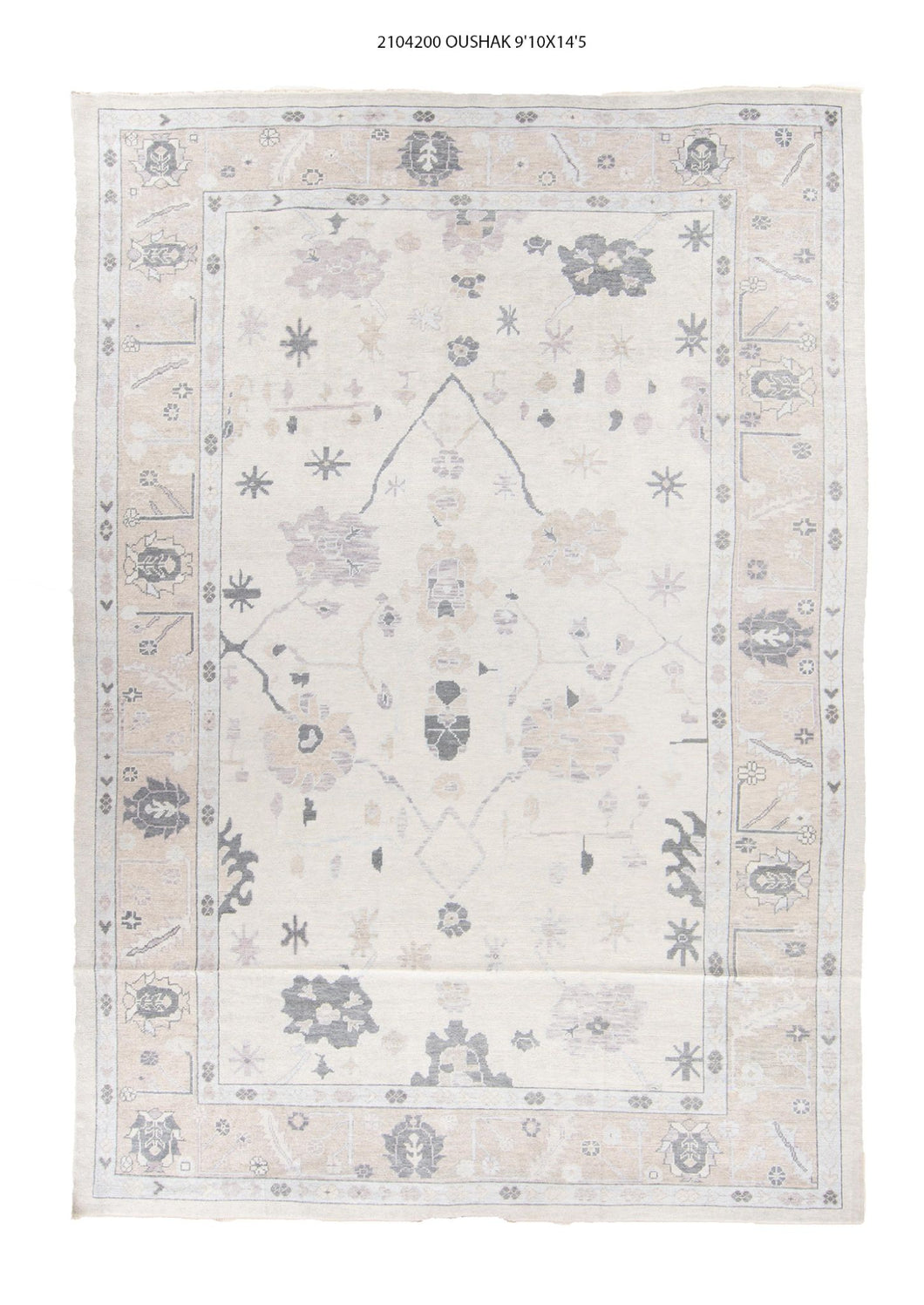 10x14 Modern Oushak Area Rug