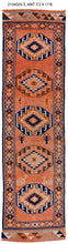 3x12 Old & Vintage Turkish Area Runner Rug