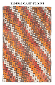 3x5 Old & Vintage Turkish Area Rug