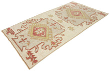 4x7 Old & Vintage Turkish Area Runner Rug