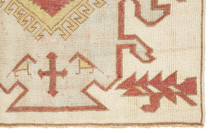 4x7 Old & Vintage Turkish Area Runner Rug