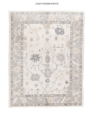 9x12 Modern Oushak Area Rug