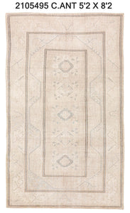 5x8 Old & Vintage Turkish Area Rug