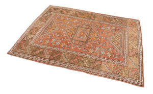 4x6 Old & Vintage Turkish Area Rug