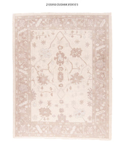 8x10 Modern Oushak Area Rug