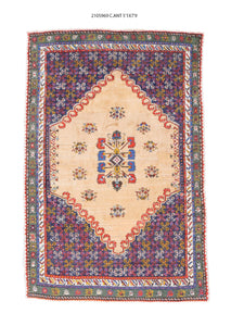 5x8 Old & Vintage Turkish Area Rug
