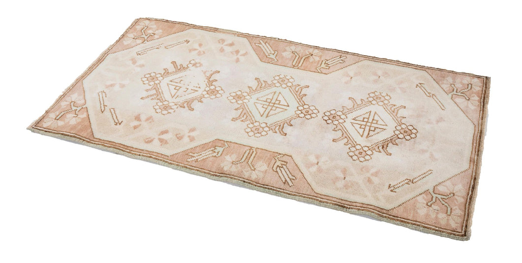 2x4 Old & Vintage Turkish Area Rug