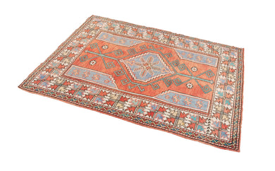 4x6 Old & Vintage Turkish Area Rug