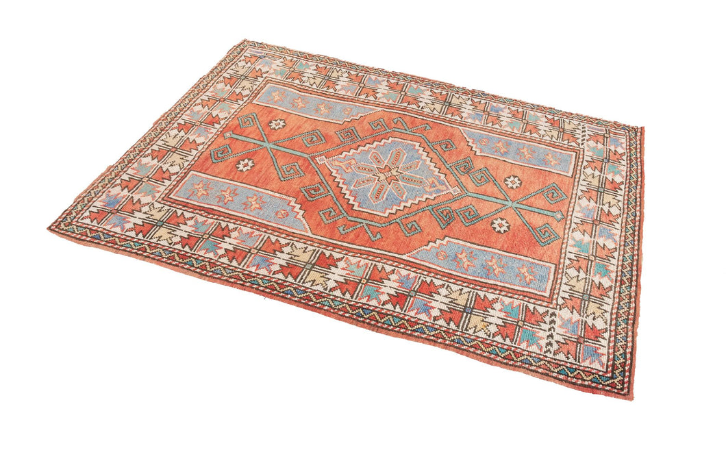 4x6 Old & Vintage Turkish Area Rug