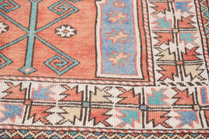 4x6 Old & Vintage Turkish Area Rug