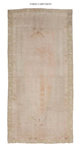 3x7 Old & Vintage Turkish Area Runner Rug