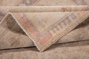 4x4 Old & Vintage Turkish Area Rug