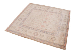 4x4 Old & Vintage Turkish Area Rug