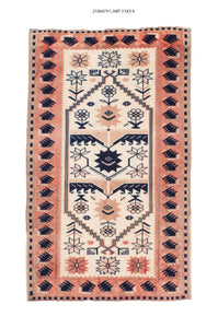 3x5 Old & Vintage Turkish Area Rug