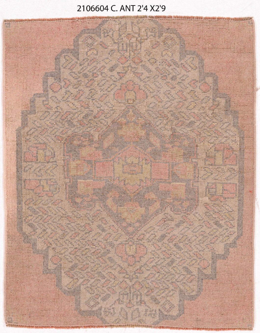 2x3 Old & Vintage Turkish Area Rug