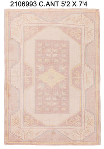 5x7 Old & Vintage Turkish Area Rug