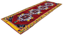 4x11 Old & Vintage Turkish Area Runner Rug