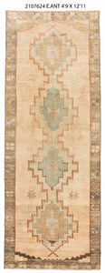 5x13 Old & Vintage Turkish Area Rug
