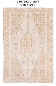 4x6 Old & Vintage Turkis Area Rug