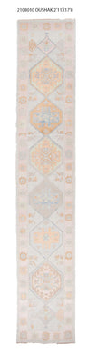 3x18 Modern Oushak Area Runner Rug