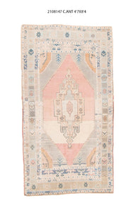 5x8 Old & Vintage Turksih Area Rug